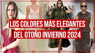 5 Colores de Moda Ideales para las FIESTAS  Tendencias otoño invierno 2024 [upl. by Reuven]