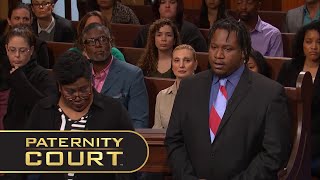 Man Leading Double Life Denies Paternity Full Episode  Paternity Court [upl. by Esnohpla]