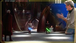 George Lucas Secret To Crafting The Epic Attack Of The Clones Lightsaber Duel  Star Wars Shorts [upl. by Einafats]