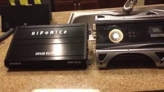 Hifonics Elite Amplifier Vs JBL Crown BPX Amplifier Which Is Better  Review AMP GUTS [upl. by Sirrap]