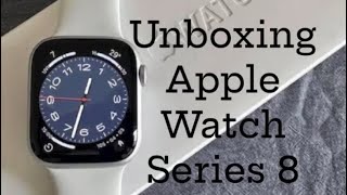 Unboxing Apple Watch Series 8 applewatch series watch unboxing smartphone shopping [upl. by Atsirt]