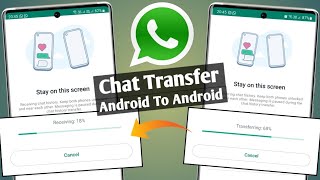 Whatsapp data transfer kaise kare  How to transfer whatsapp data from android to android [upl. by Varien]