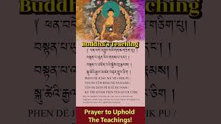 Buddha’s Teaching  Prayer ato Uphold the Teachings of The Buddha Buddha teachingofbuddha [upl. by Elly]