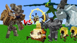 KobolediatorLEnders Cataclysm VS Mowzies Mobs Bosses  Minecraft Mob Battle [upl. by Selimah130]