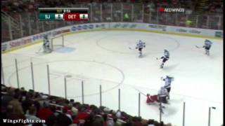 Niklas Kronwall rocks Benn Ferriero [upl. by Oderfliw]