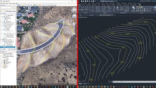 How to extract contour lines from Google Earth To Autocad [upl. by Redvers]