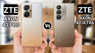 Zte Axon 40 Pro Vs Zte Axon 40 Ultra [upl. by Ahsinawt]