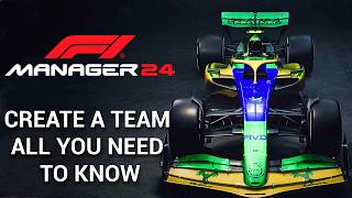 Create a Team  Everything You Need to Know  F1 Manager 24 [upl. by Aihsila]