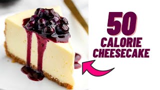 Low calorie cheesecake recipe for calorie deficit diet low calorie cake recipe [upl. by Arrek]