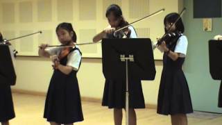 Raffles Girls Primary School String Ensemble Rehearsal quotSymphony No39quot [upl. by Qirat683]