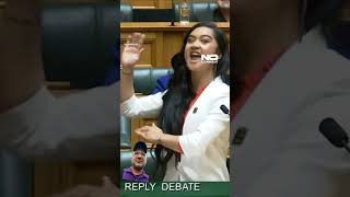 New zealand MP Hana Rawhiti Maipi clarke performed haka in parliament viral trending newzealand [upl. by Ihsar]