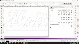 Fazer Nome com Base no Inkscape para Corte à Laser [upl. by Wallas726]