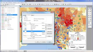 Editable customizable map legends in Maptitude mapping software [upl. by Levitt]