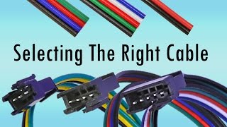 How To Wire LED Strips  Selecting The Right Cables amp Connectors [upl. by Cerveny99]