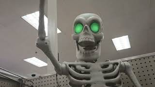 Target Halloween 2023 Animatronics  Servo Skeleton Greeter InStore Demo [upl. by Nahsab]