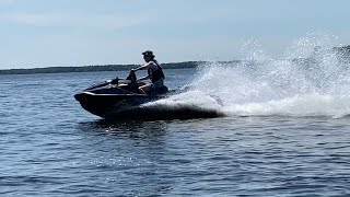 NEW SEADOO 2024 SeaDoo GTX 230 Watercraft Start up Speed Test and little Drive [upl. by Ahsiam]