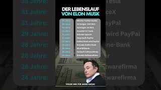 Der Lebenslauf von Elon Musk vermögensaufbau investieren [upl. by Fawna]