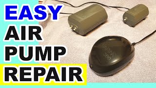 Aquarium Air Pump Cheap Fix  DIY Repair [upl. by Savior]