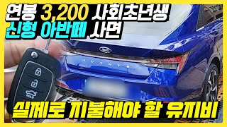 quot1년 만에 피눈물 흘립니다quot 매달 240만 원 받는 사회초년생이 신형 아반떼 뽑으면 감당해야 할 유지비 quot차사고 기름값만 낼 거라고 생각한 사람들이 놀라는 현실 유지비 수준quot [upl. by Akiehsat]