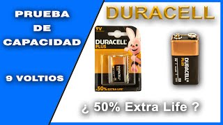 PILA 9V DURACELL TEST DE CAPACIDAD CON CARGA ELECTRONICA RIGOLBATRONIX [upl. by Rolyat]