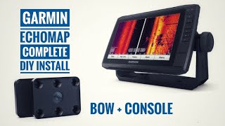 DIY Garmin Echomap UHD 93SV Install Trolling Motor amp Transom [upl. by Fred940]