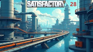 🏗️🪐 Satisfactory 10 🪐🏗️  Cambiamos la refinería  Gameplay Español [upl. by Aanas]