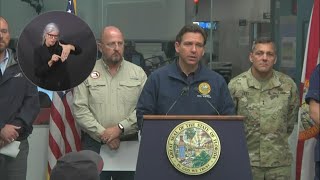 Florida Governor Ron DeSantis gives update on Hurricane Idalia [upl. by Hollyanne]