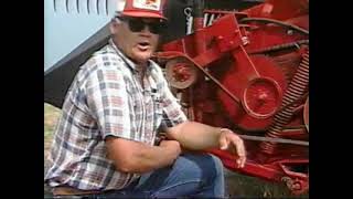 Setting the Case IH Axial Flow Combine for Wheat Harvesting 1990s [upl. by Alyek]