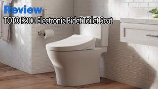 TOTO WASHLET K300 Electronic Bidet Toilet Seat Review  All settings and best features [upl. by Anceline]