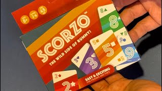 ScorZo Card Game  Rummy Unboxing [upl. by Ambrose]