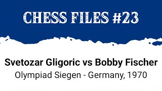 Svetozar Gligoric vs Bobby Fischer • Olympiad Siegen  Germany 1970 [upl. by Tsnre]