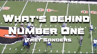 Whats Behind Number One Trey Sanders Interview [upl. by Leahcimed]