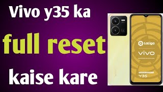 vivo y35 hard reset kaise kare smtechenergy how to reset y35 [upl. by Irahc]