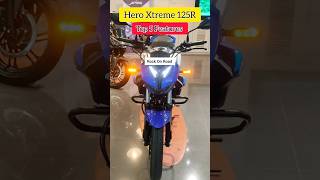 Hero Xtreme 125R Top 5 Features🤩 shorts youtubeshorts heromotocorp trending viral herobikes [upl. by Swartz]