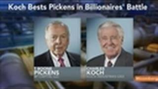 Pickens Losing to Koch in Washington Energy Wager [upl. by Leeth]