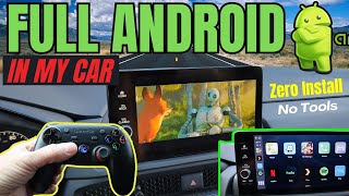 🔴Full Android 13 in My CAR Upgrade your Apple CarPlay or Android Auto Zero Install USB by Binize [upl. by Goebel]