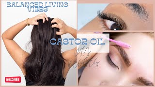 DIY Castor oil recipes for Hair Lashes and Eyebrows [upl. by Chelsey]