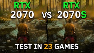 RTX 2070 vs RTX 2070 SUPER  Test In 23 Games at 1080p  2023 [upl. by Nileuqay646]