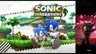 DESCRIPTION Game Select Sonic Generations  Sonic X Shadow Generations OST [upl. by Nerraj]