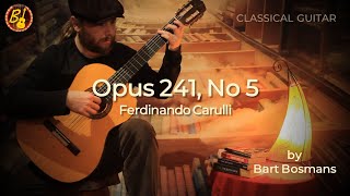 Opus 241 No5 Andantino  Ferdinando Carulli  Classical guitar [upl. by Haret]