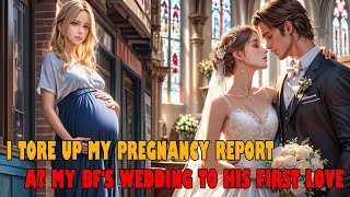 I tore up my pregnancy report at my boyfriends wedding to his first love he lives to regret It [upl. by Hamann535]