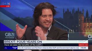 Dr Mike Galsworthy debates Brexit with Nigel Farage [upl. by Ennalyrehc]