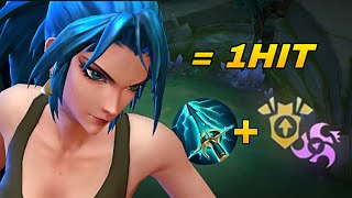 KARINA BEST BUILD AND EMBLEM TO RANK UP FASTER KARINA GAMEPLAY  Mobile Legends [upl. by Glassco]