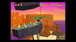 Super Mario 64 King Boos Revenge Course 6 Exotic Danger Spicy Red Coins Savestateless [upl. by Stag]