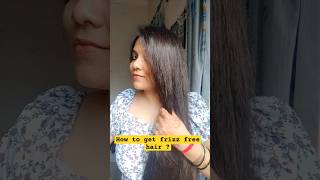 How to get frizz free hair 🌸shortsvideo shorts frizzfreehair hairstyle longhair [upl. by Lisle]