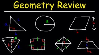 Geometry Introduction  Basic Overview  Review For SAT ACT EOC Midterm Final Exam [upl. by Dumond282]