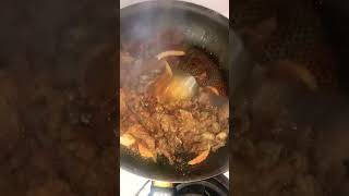 Beef chorizo asada rice subscribe [upl. by Bardo]