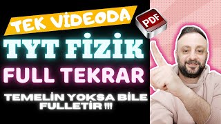 TYT FİZİK FULL TEKRAR 2025  Temelin Yoksa Bile izle FULLERSİN [upl. by Ader813]