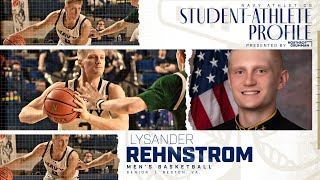 Naval Academy StudentAthlete Spotlight Lysander Rehnstrom [upl. by Neelhtak]