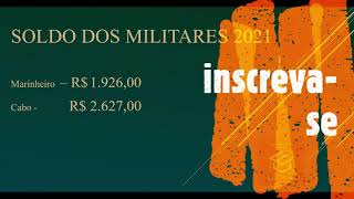 Soldo dos militares 2021 [upl. by Dettmer]